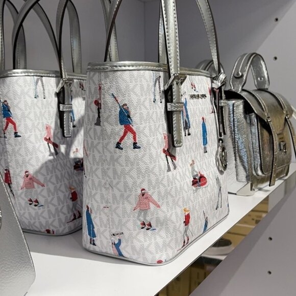 Michael Kors Jet Set Girls XS Convertible Satchel Bright White - Picture 5 of 16